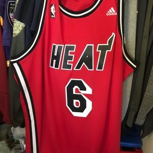 lebron james miami heat hardwood classic jersey